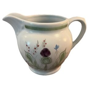 Buchan Stoneware Pitcher Thistleware‎ Floral Scotland 253 Vintage Cottagecore